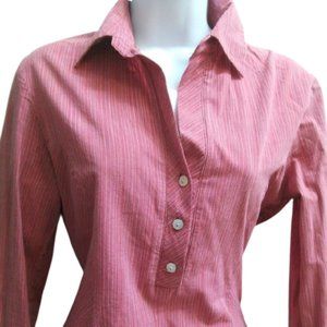 Tristan et Iseult Red Lined Shirt Size 6